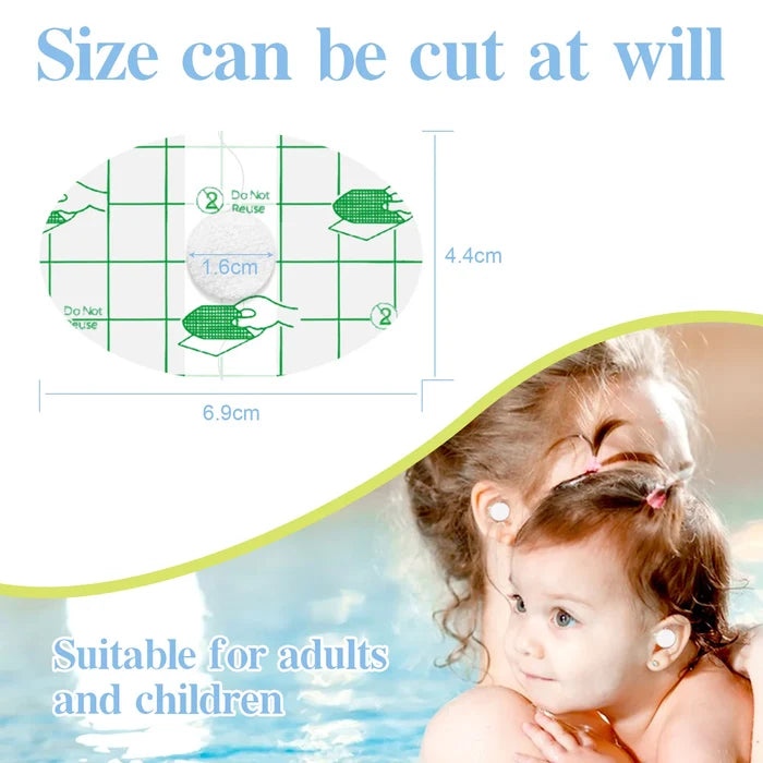 SEFUDUN Ear Covers for Shower 60 pcs ,Waterproof Ear Protector Covers.