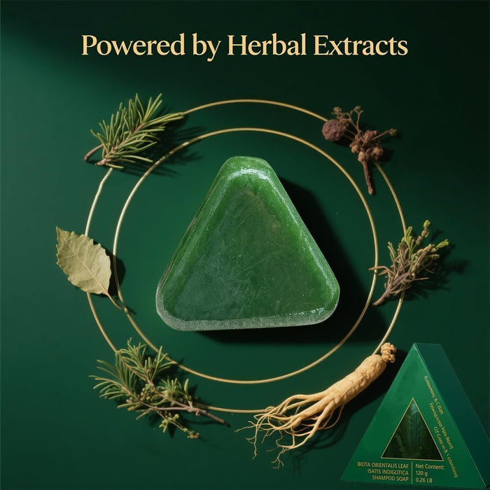 Seven Green Nature Cacumen Biotae Isatis Indigotica Shampoo Bar (120gr)
