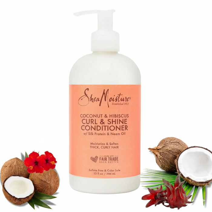 Shea Moisture Coconut & Hibiscus Conditioner (384ml)