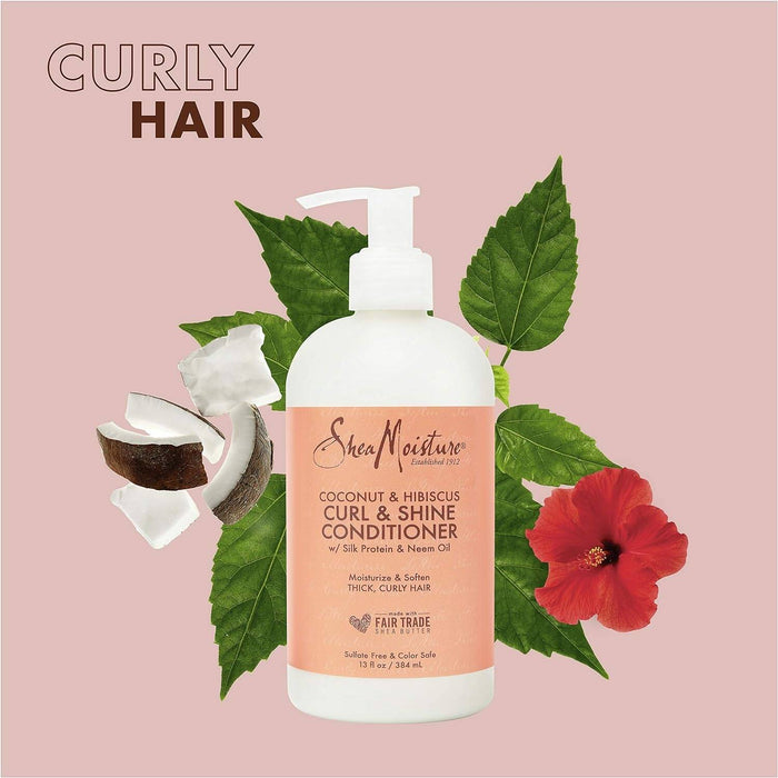 Shea Moisture Coconut & Hibiscus Conditioner (384ml)