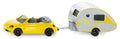Siku Die Cast Car With Trailer Caravan