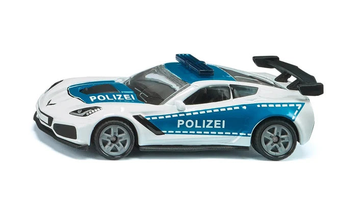 Siku Die Cast Chevrolet Corvette Zr1 Police