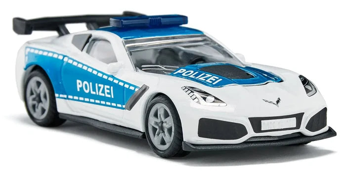 Siku Die Cast Chevrolet Corvette Zr1 Police