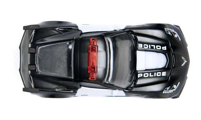 Siku Die Cast Chevrolet Corvette Zr1 Police