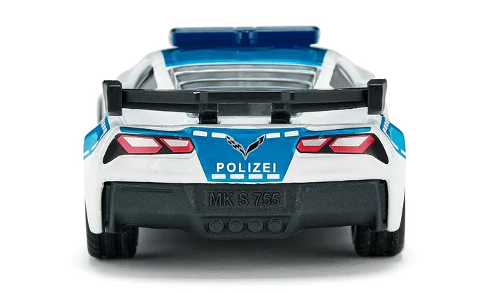 Siku Die Cast Chevrolet Corvette Zr1 Police