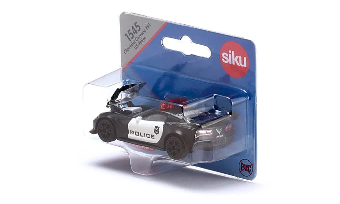 Siku Die Cast Chevrolet Corvette Zr1 Police