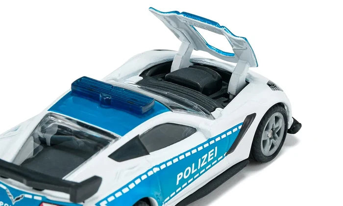 Siku Die Cast Chevrolet Corvette Zr1 Police
