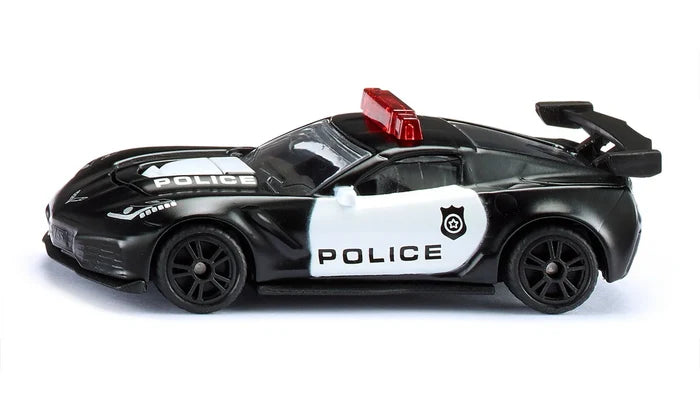 Siku Die Cast Chevrolet Corvette Zr1 Police