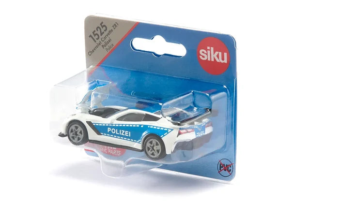 Siku Die Cast Chevrolet Corvette Zr1 Police