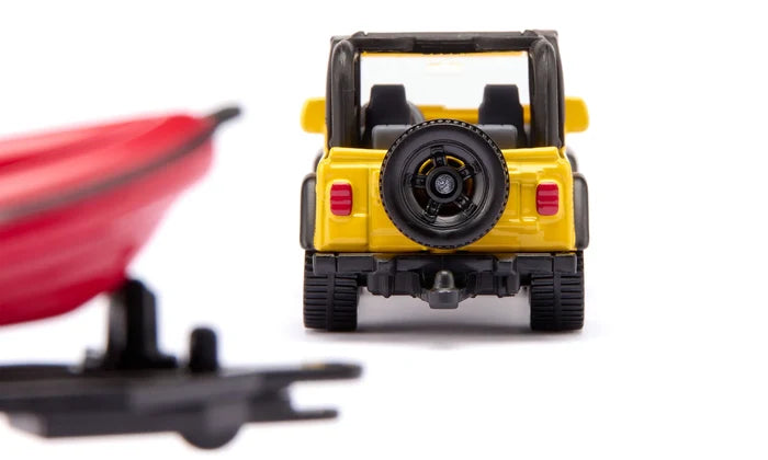 Siku Die Cast Jeep With Boat