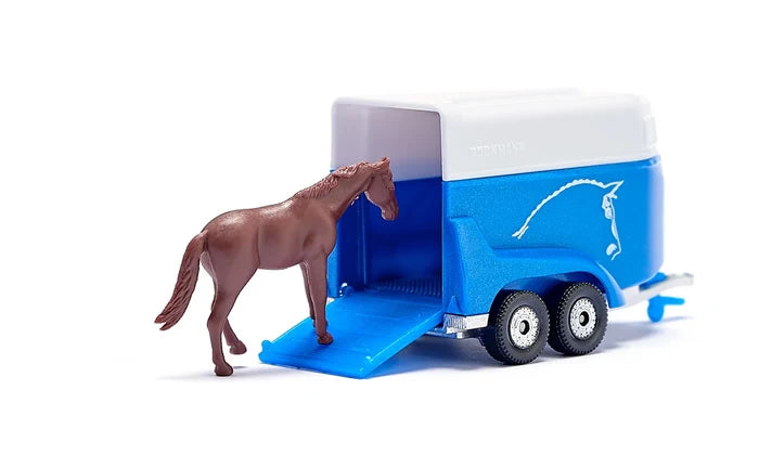 Siku Die Cast Jeep With Horse Trailer