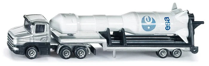 Siku Die Cast Low Loader With Rocket