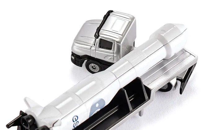 Siku Die Cast Low Loader With Rocket
