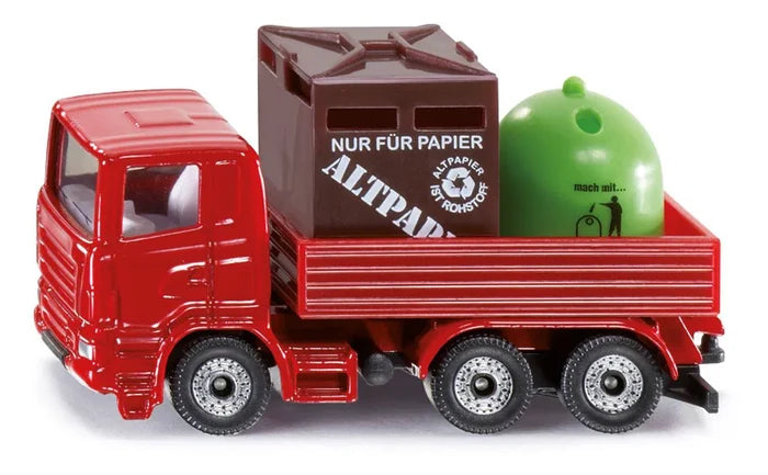 Siku Die Cast Recycling Transporter
