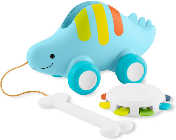 Skip Hop Explore & More 3 In 1 Baby Musical Pull Toy Dinosaur Multi Color