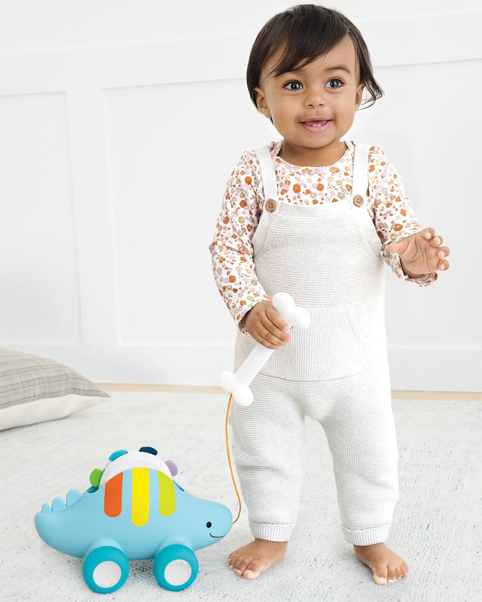 Skip Hop Explore & More 3 In 1 Baby Musical Pull Toy Dinosaur Multi Color