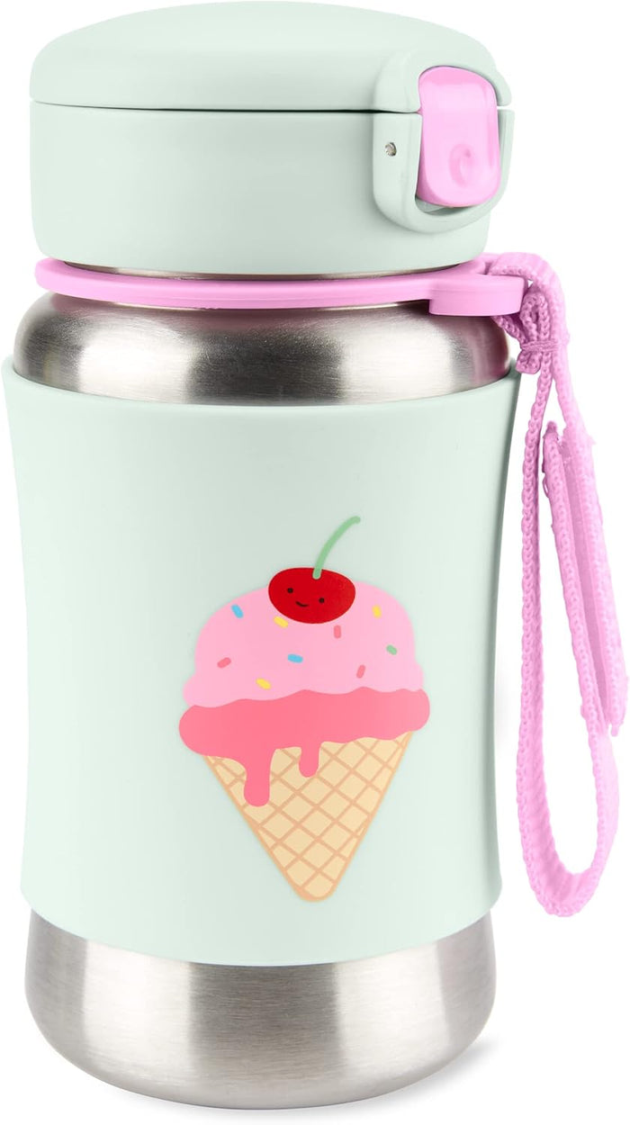 Skip Hop Spark Style Stainless Steel Straw Bottle