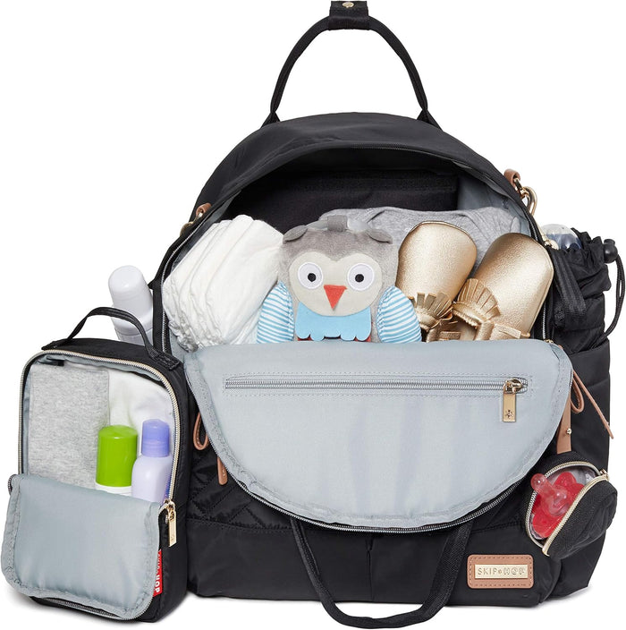 Skip Hop Suite 6 Piece Backpack Set (Black)