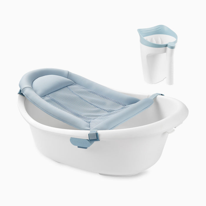 Skip Hop Wave 4 In 1 Bath Tub + Wave Rinser White