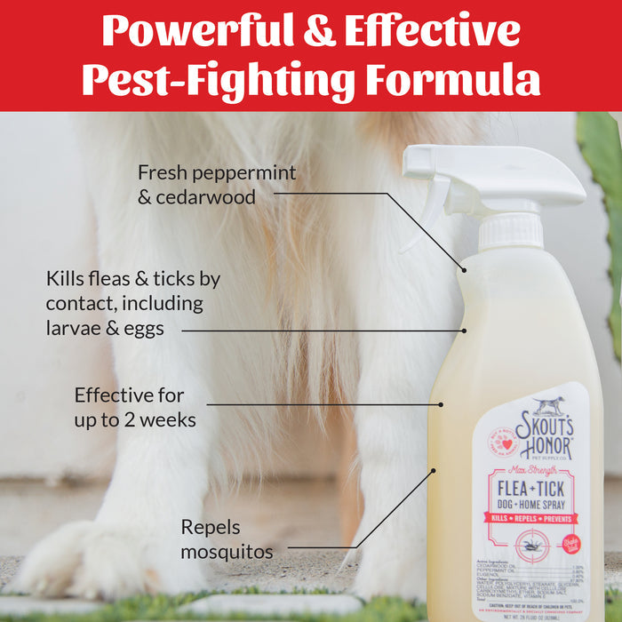 Skout's Honor Flea + Tick Dog & Home Spray