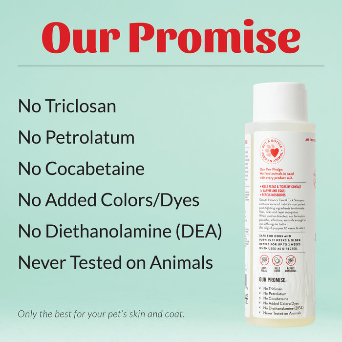 Skout's Honor Flea + Tick Shampoo For Dogs