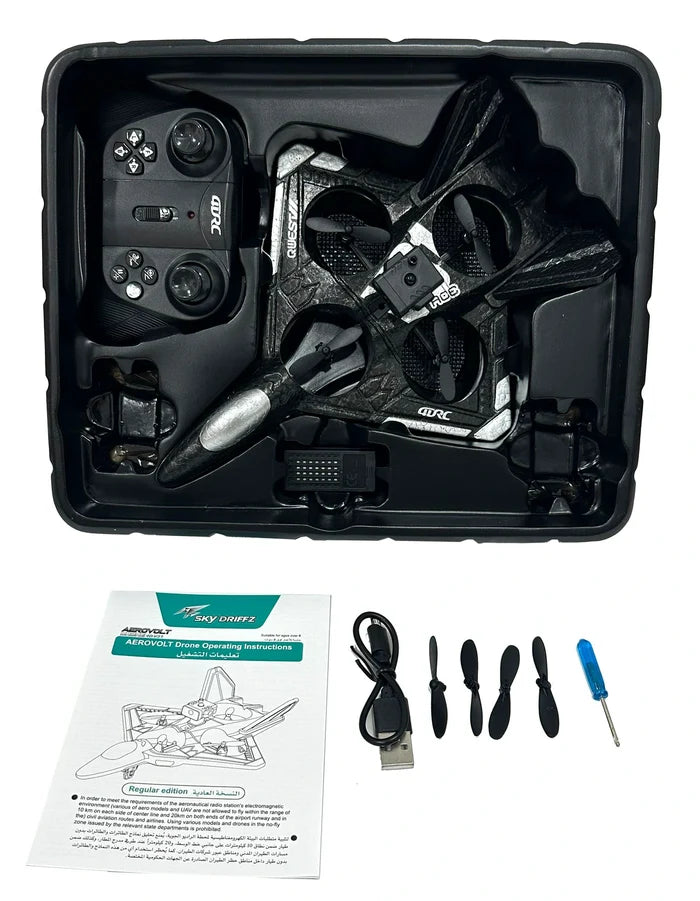 Sky Driffz Aerovolt Drone 4D-V31 – 2.4G RC Drone with Obstacle Avoidance
