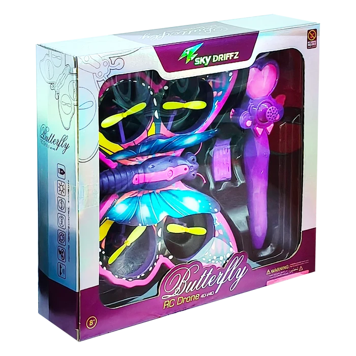 Sky Driffz Butterfly RC Drone 4D-V40 – 2.4G RC Butterfly Aircraft