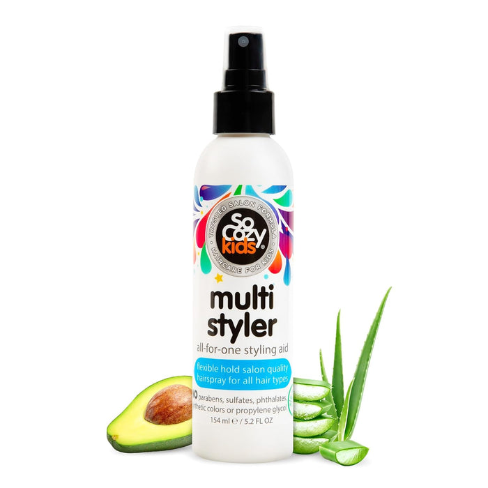 So Cozy Kids Multi Styler, Styling Hair Spray for Kids, Safe for Everyday Use (5.2 Fl Oz).