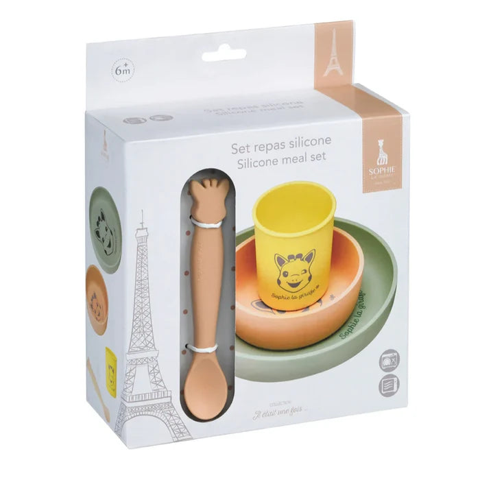 Sophie La Girafe Il Etait Une Fois Silicone Meal Set