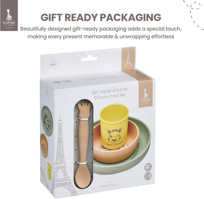 Sophie La Girafe Il Etait Une Fois Silicone Meal Set