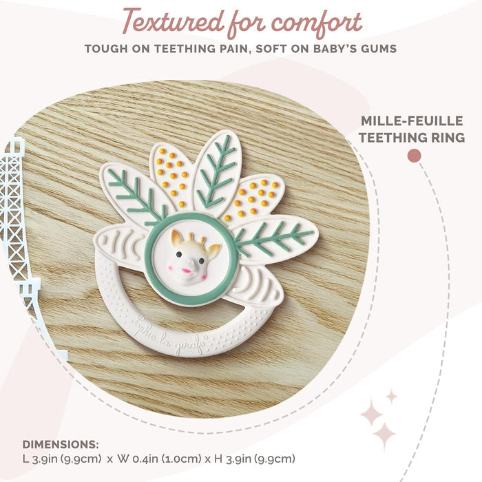 Sophie La Girafe Mille Feuille Teething Ring 5 Senses Taste Il Etait Une Fois Multicolour
