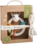 Sophie La Girafe Multitextured Teether Colo'Rings So'Pure Gift Box Multicolour
