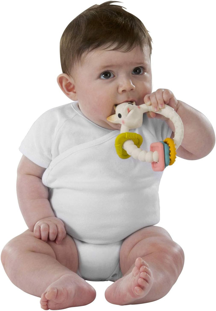 Sophie La Girafe Multitextured Teether Colo'Rings So'Pure Gift Box Multicolour