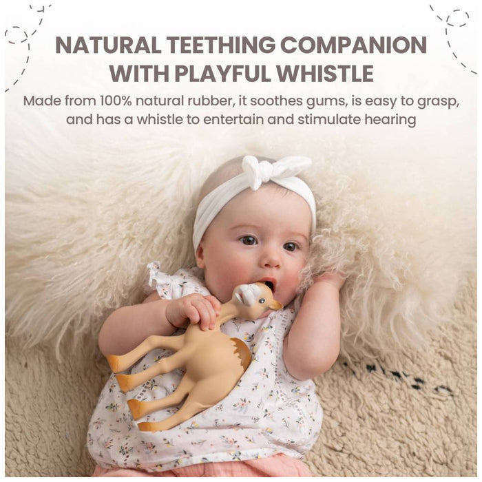 Sophie La Girafe Teether Toy Al'Thir The Camel Il Etait Une Fois Natural Rubber Brown