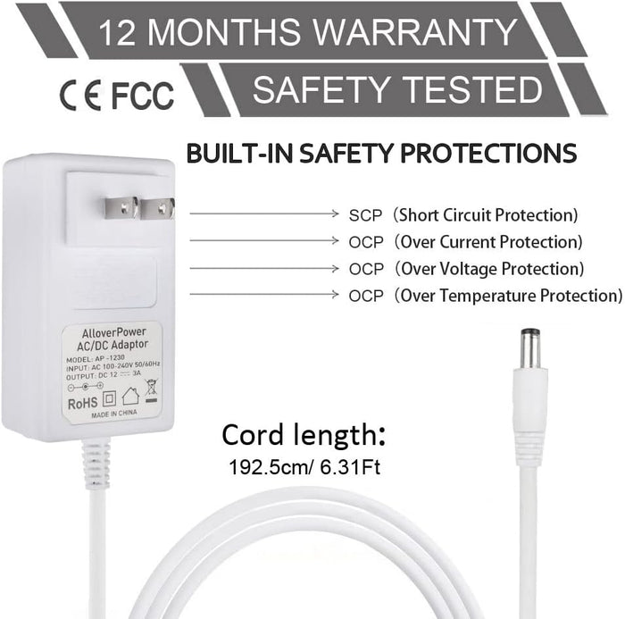 Spectra Pump Charger, Power Cord
