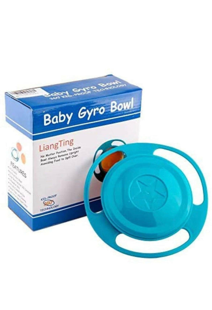 360 -baby Spill Resistant Gyro Bowl with Lid.