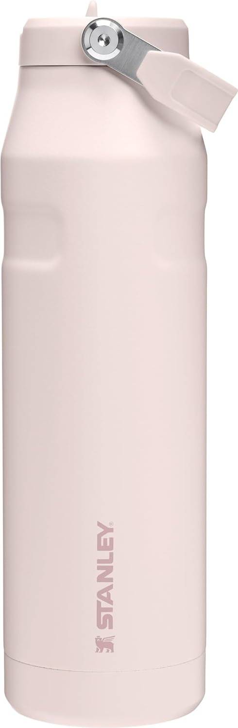 Stanley Ice Flow Bottle Flip Straw (Rose Quartz, 710ml)
