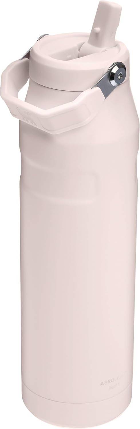 Stanley Ice Flow Bottle Flip Straw (Rose Quartz, 710ml)