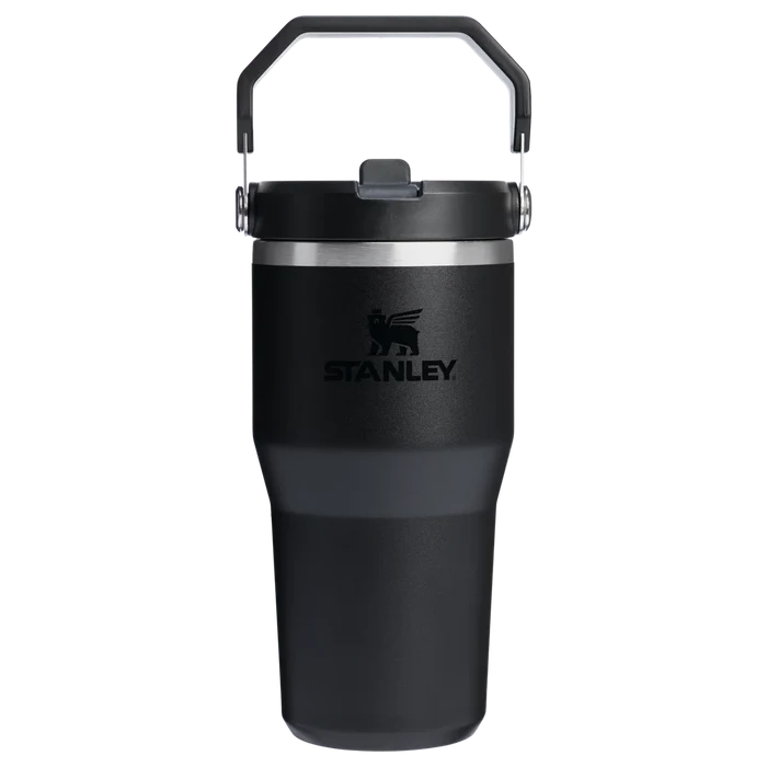 Stanley Ice Flow Flip Straw Tumbler (Black, 590ml)