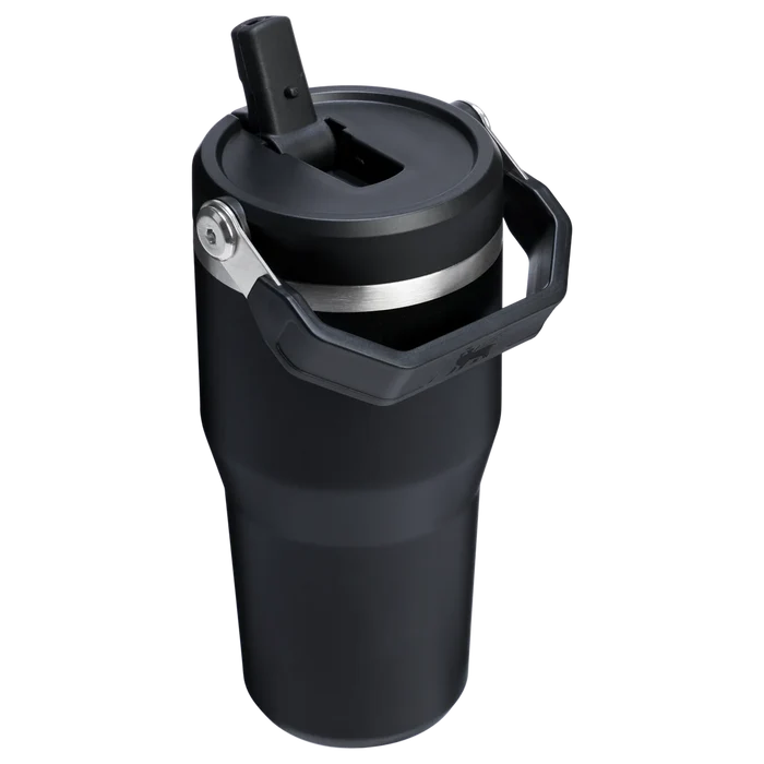 Stanley Ice Flow Flip Straw Tumbler (Black, 590ml)