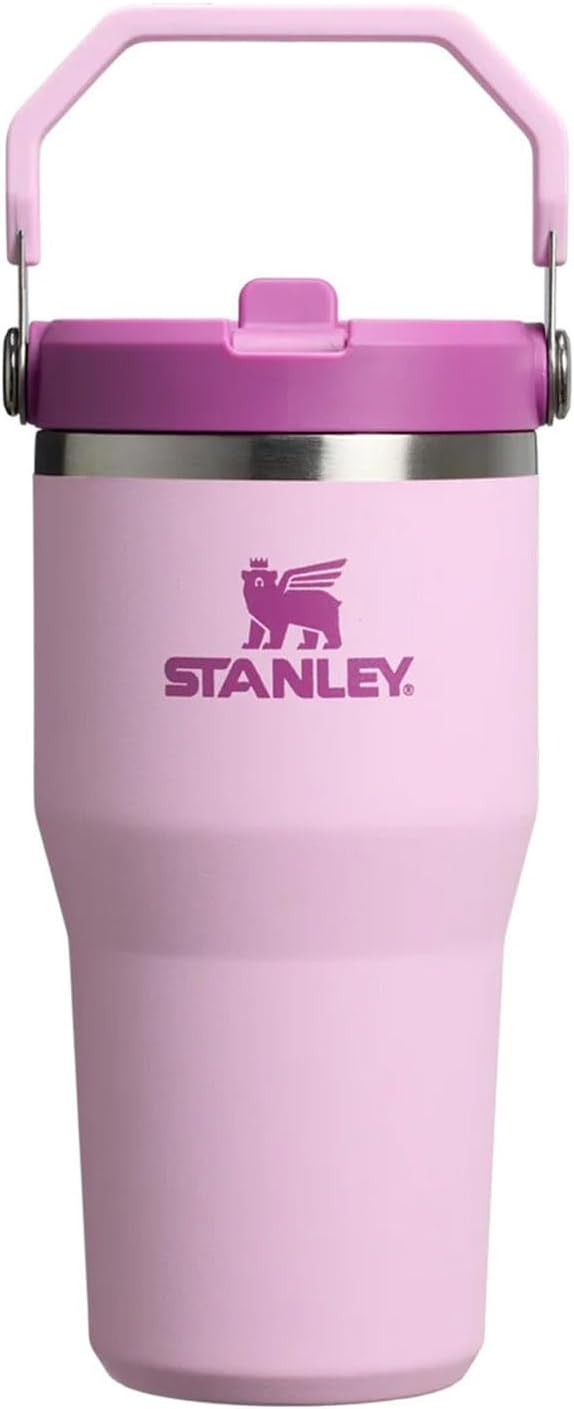 Stanley Ice Flow Flip Straw Tumbler (Cherry Blossom, 590ml)