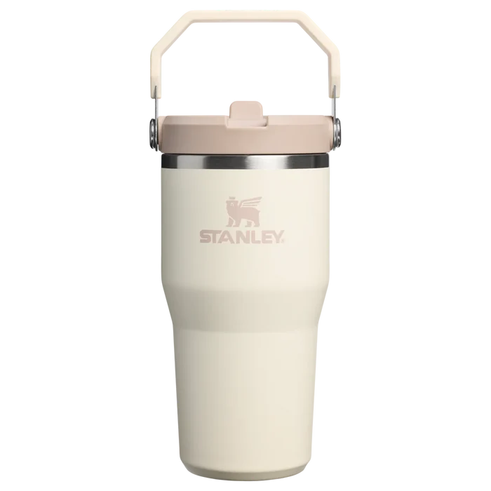 Stanley Ice Flow Flip Straw Tumbler (Cream, 590ml)