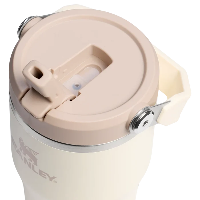 Stanley Ice Flow Flip Straw Tumbler (Cream, 590ml)