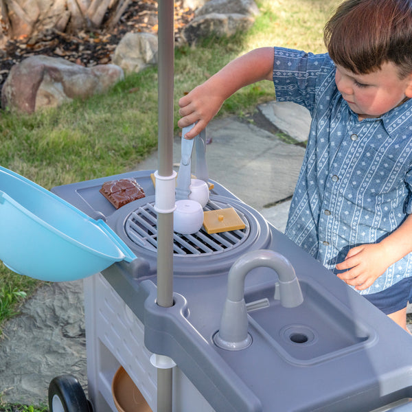 Step2 Grill & Go Bbq Cart With Umbrella
