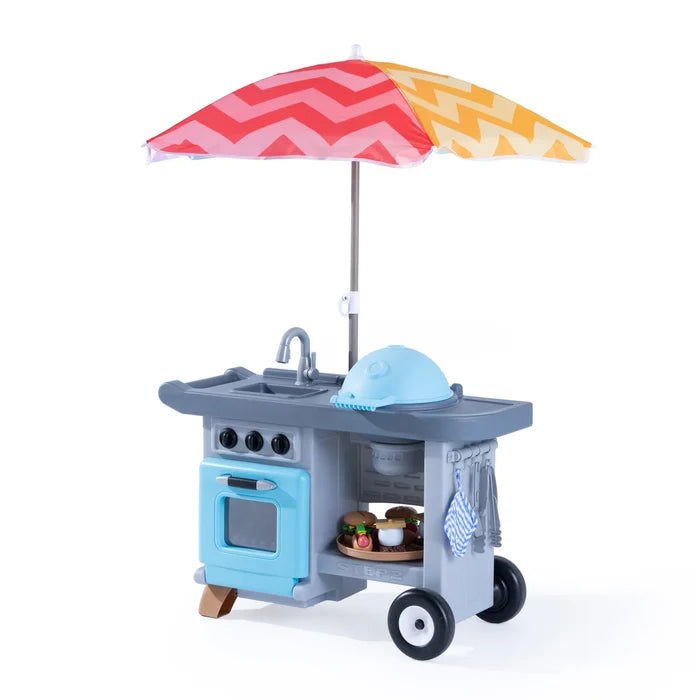 Step2 Grill & Go Bbq Cart With Umbrella