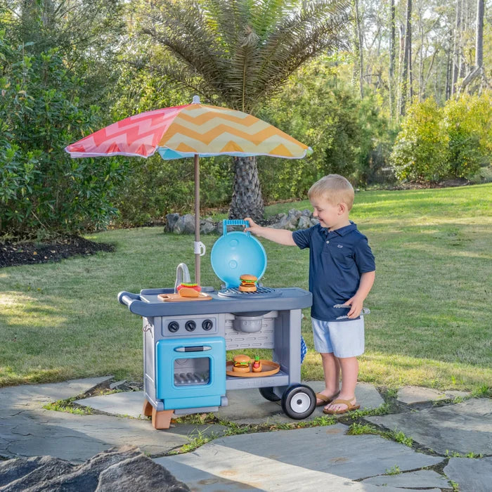 Step2 Grill & Go Bbq Cart With Umbrella