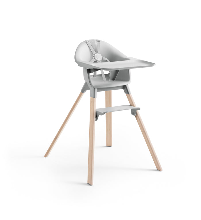 Stokke Clikk High Chair Bamboo Legs Cloud Grey
