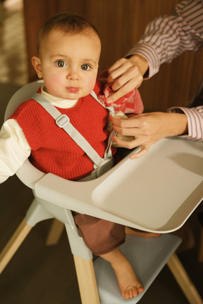 Stokke Clikk High Chair Bamboo Legs Cloud Grey