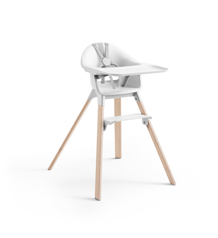 Stokke Clikk High Chair Bamboo Legs White