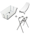 Stokke Flexi Bath White + Newborn Support & Flexi Bath Bundle